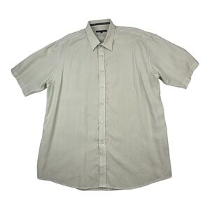 Britches Green Short Sleeve Button Down Shirt Size XL